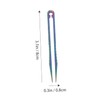 BIUDECO Titanium Tweezers Set Compact Eyebrow Tweezers for Use Portable