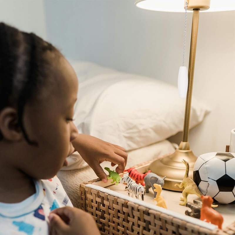 Aeknewo 2 Pack 12-inch Ceiling Fan Pull Chain, 3mm Beaded