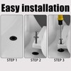 Universal Toilet Seat Screws and Screws Toilet Seat Fixing Quick