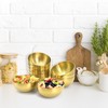 Cedilis 10 Pack Gold Serving Bowls, 5.9 Inch Salad Bowl,