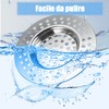 Stainless Steel Sink Filter, 2 Pcs Kitchen Sink Strainer Plug,