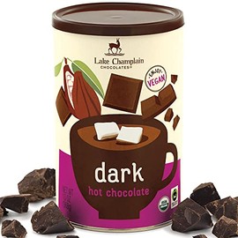Lake Champlain Organic Vegan Dark Hot Chocolate Mix, 13 Servings, 13 Ounces