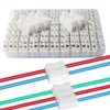 FULARR 62Pcs Spring Wire Connectors, Quick Connector Spring Connector, Electrical