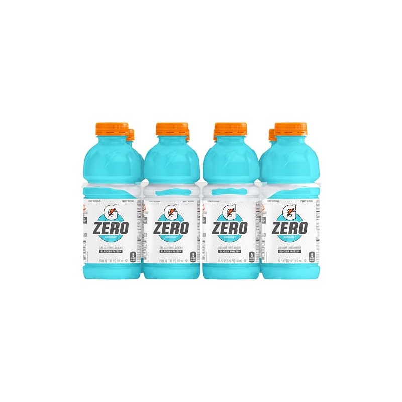 Gatorade Zero Sugar Thirst Quencher Sports Drink, Glacier Freeze, 20