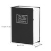 Topyond Mini Book Safe,Simulation Design with Key Lock, Secure Storage