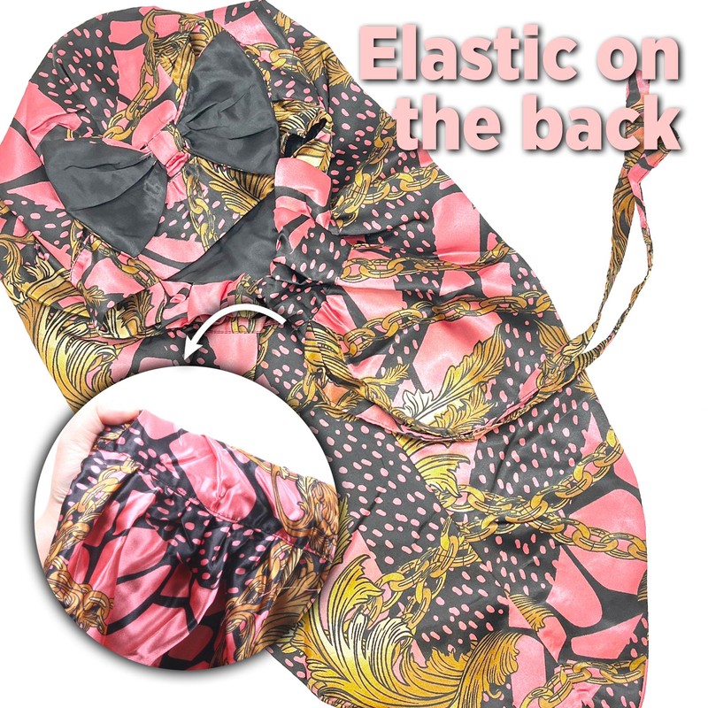 DONNA REVERSIBLE SATIN BRAID BOW TIE BONNET - VICTORIAN