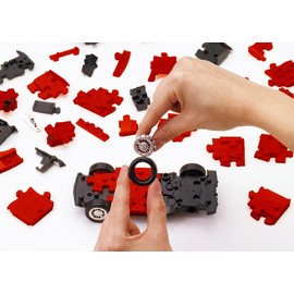 Car Puzzle 3D (Hummer / H2 / Red)