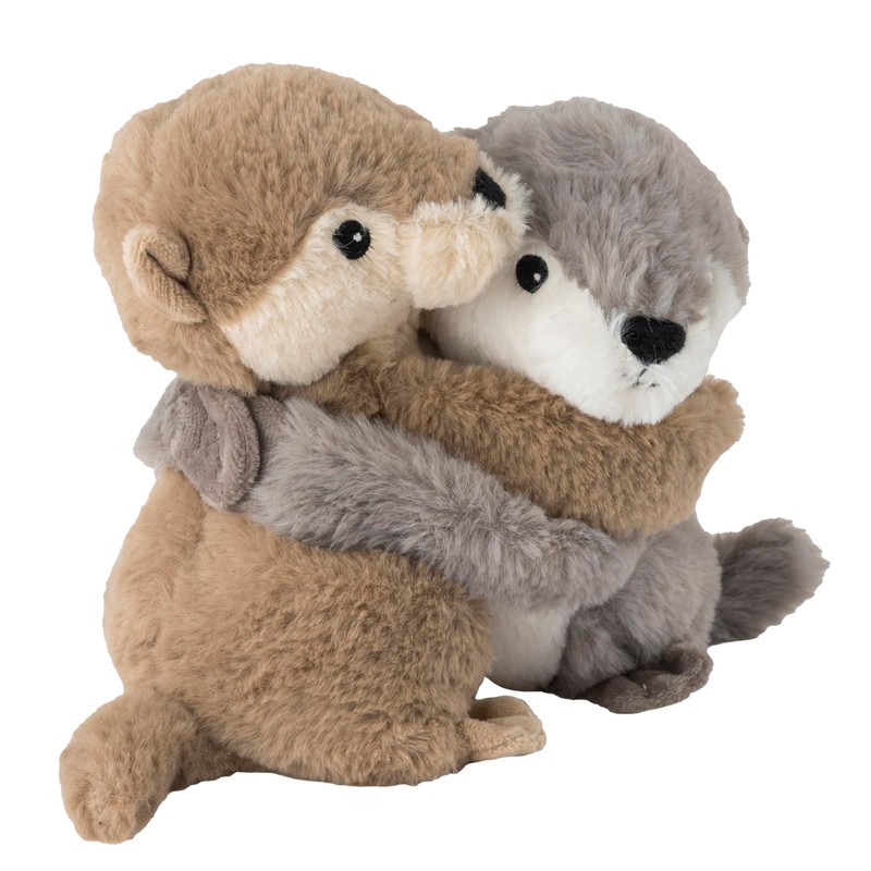 Warmies Soft Toy "Kuschelfreunde Otter Set of 2" Millet Lavender