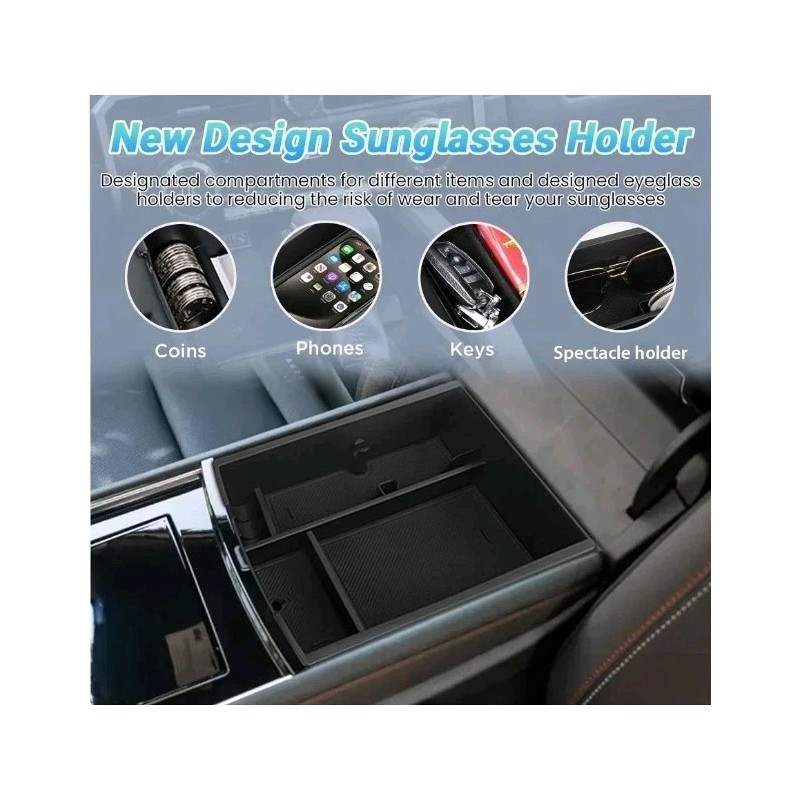 sinminou Center Console Organizer Compatible with 2024-2025 Chevy Traverse/GMC Acadia
