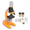 Kids Microscope Kit LED 1200X Microscope with Specimen Slides Science