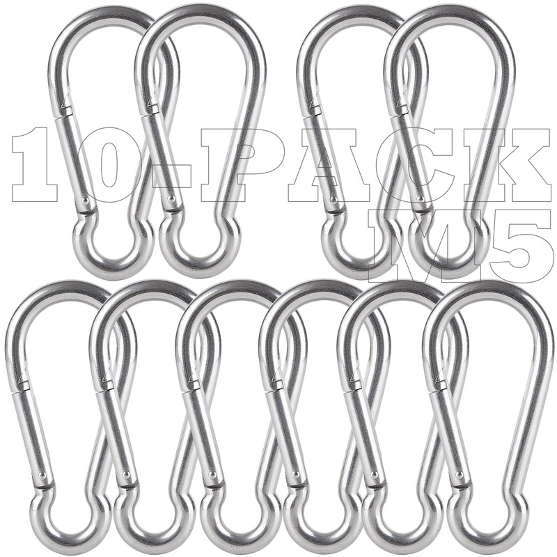 2 inch Flag Pole Clip M5 Spring Snap Hooks 304