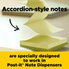 Post-it Dispenser Pop-up Notes, 3x3 in, 24 Pads, Canary Yellow,