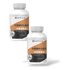 2 Pack Biónica 100 Capsulas Complejo Herbal Argum Sabor Sin Sabor