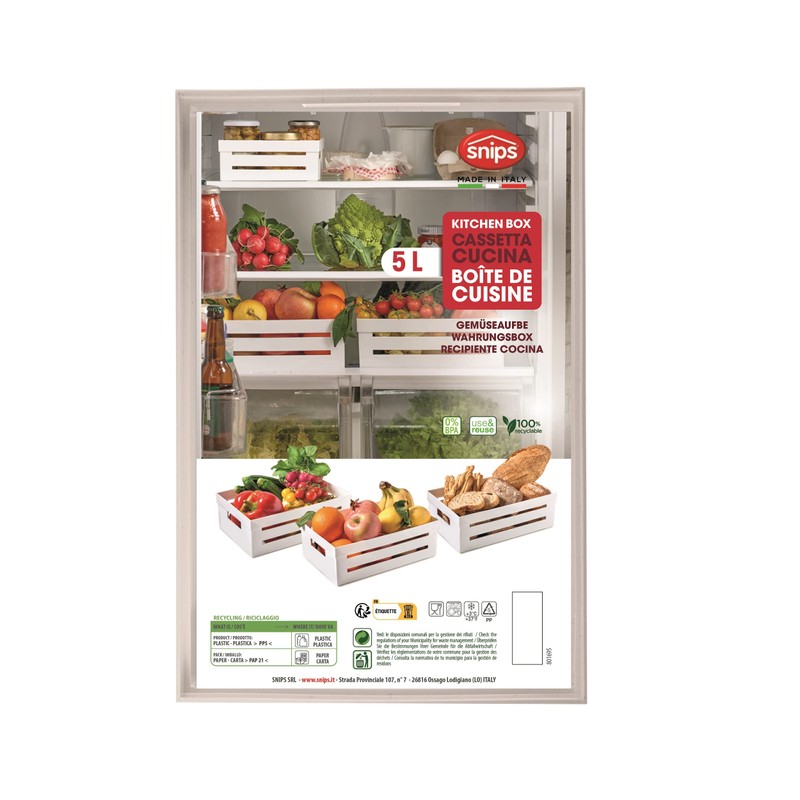 Snips Storage Basket, Organiser for the Kitchen, Drawer Organiser, Large
