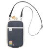 Lihit Lab Nyan Scene Cat Smartphone Shoulder Pouch Charcoal Black