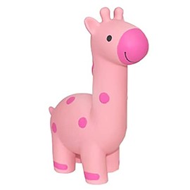 Multipet Minipet Latex Giraffe 5" Dog Toy with Squeaker (Assorted Color, 1 Pack)