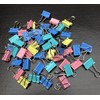 15mm Small Assorted Design Foldback Clips Paper Binder Clamps Clips