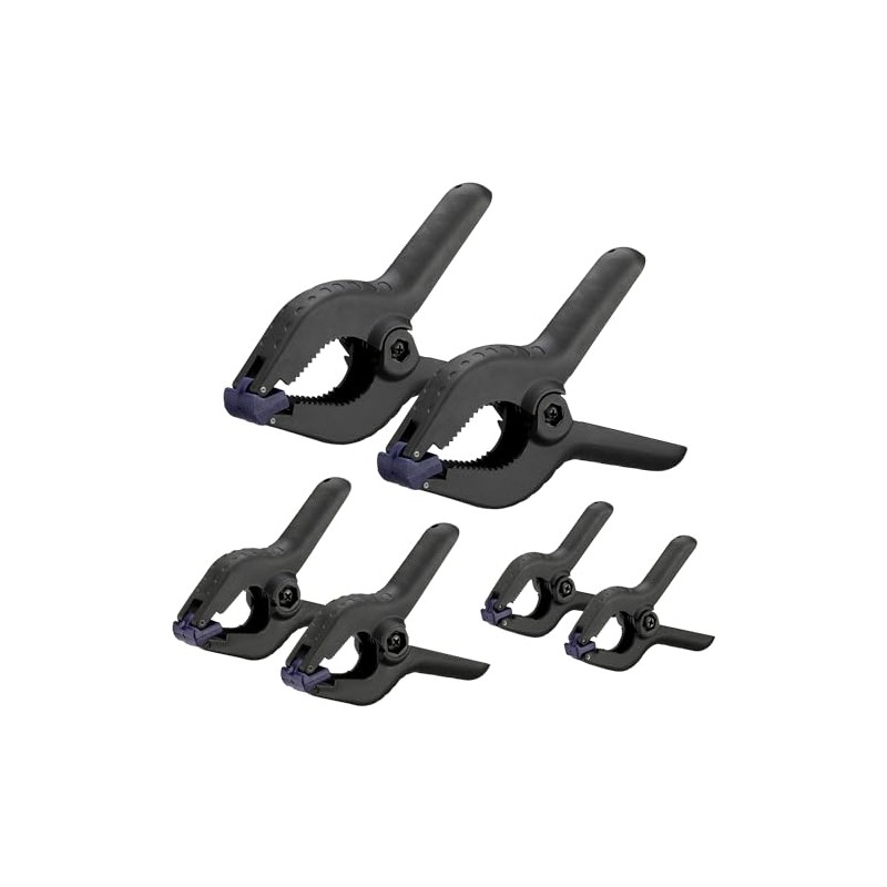 IRWIN QUICK-GRIP Spring Clamps for Woodworking, Multiple Sizes 1", 2"