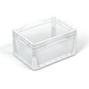 6 x 20 Litre Euronorm Industrial Plastic Stacking Euro Storage