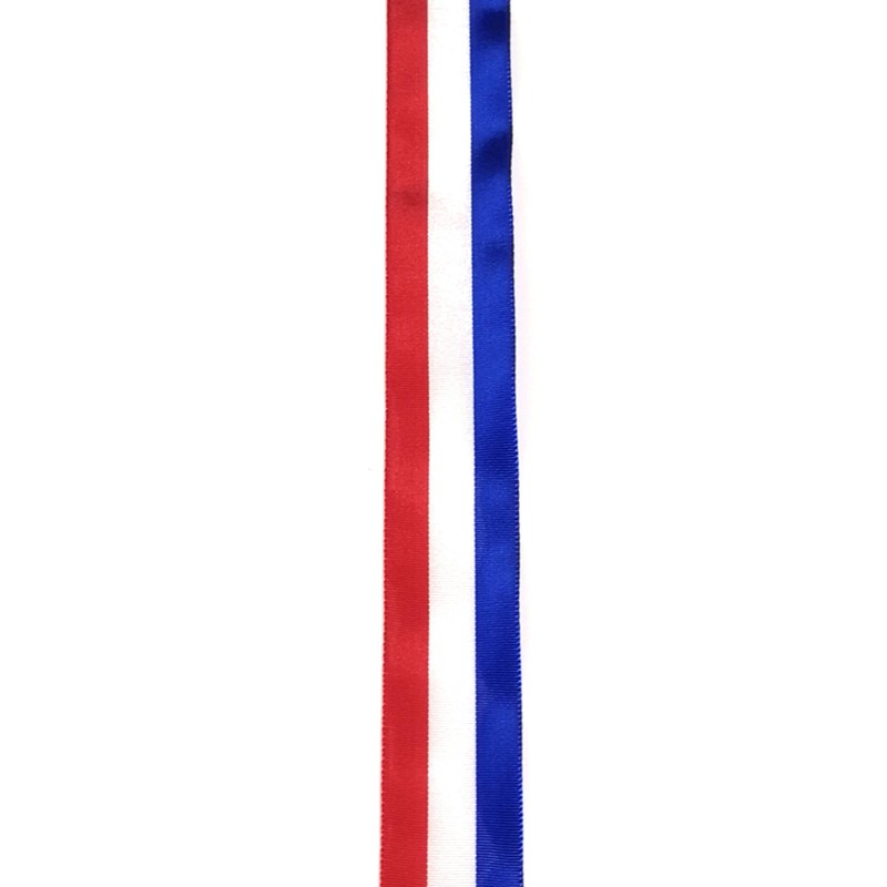 National Ribbon 25 m x 25 mm Blue / White