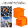 Sukh Rebar Caps - 60Pcs Orange Mushroom Safety Cover for
