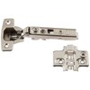 Hushed Hardware Soft Close Cabinet Hinge Set. 4 Frameless Full