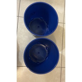 Corona 2 Corona Extra Navy Blue Plastic Bucket Holds Six Bottles Cans Ice Party Cookout