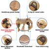 Plutus Pet Tactical Dog Harness with All Metal Buckles, Adjustable,