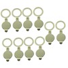 VILLFUL 5sets Peep Hole Cover Plate Door Peephole Cover Decorative