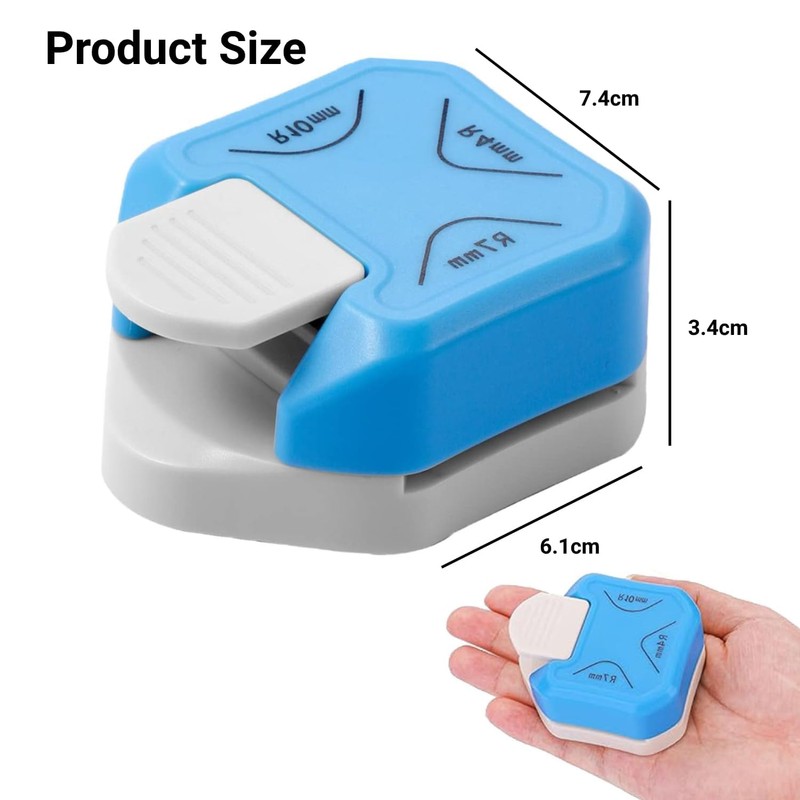 3-in-1 Corner Rounder Punch - Versatile Corner Tool for Crafts,