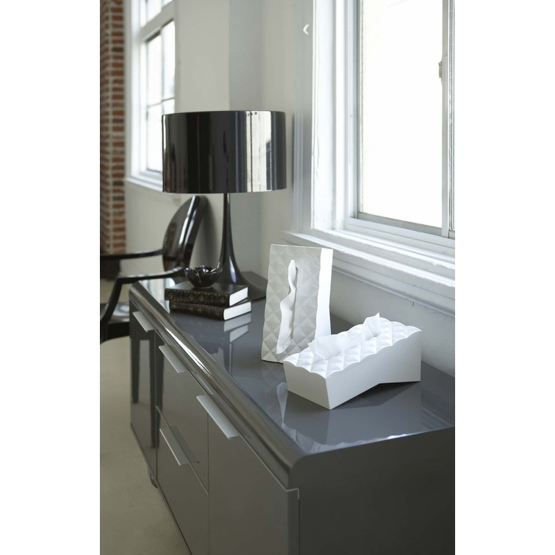 Yamazaki Industries Tissue Case Diamond White 6414