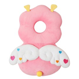 Baby Head Back Protection Safety Pads Adjustable Baby Head Protection Pillow for Crawling & Walking Baby Head Protector Pad PP Cotton Toddler Head Protection Pad with Fixed Rope (Pink Fairy)