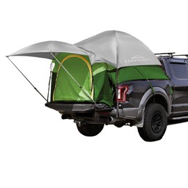 Savvycraft Pickup Truck Tent for Compact Size Truck 6.0'-6.3' Bed, Waterproof P3000mm 2-Person Double Layer Truck Bed Camping Tent, Expandable Awning, Rainfly, Storage Bag Included Green