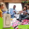 Leisure LED Modern Single SPST On-Off Switch with Bezel, 12-Volt,