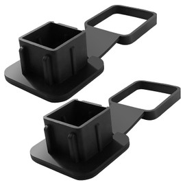 VooGenzek 2 Stück 5.1 cm Anhängerkupplung Schutzkappe, Gummi Anhängerkupplung Abdeckung, Schutzkappe Anhängerkupplung mit Halterung, Anhängerkupplungsabdeckung