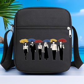 Alikpop TV Show Merchandise Friends Crossbody Shoulder Bag for Women Men Handbag with Adjustable Strap, Cell Phone Pouch, Small Crossbody Bag (Black)