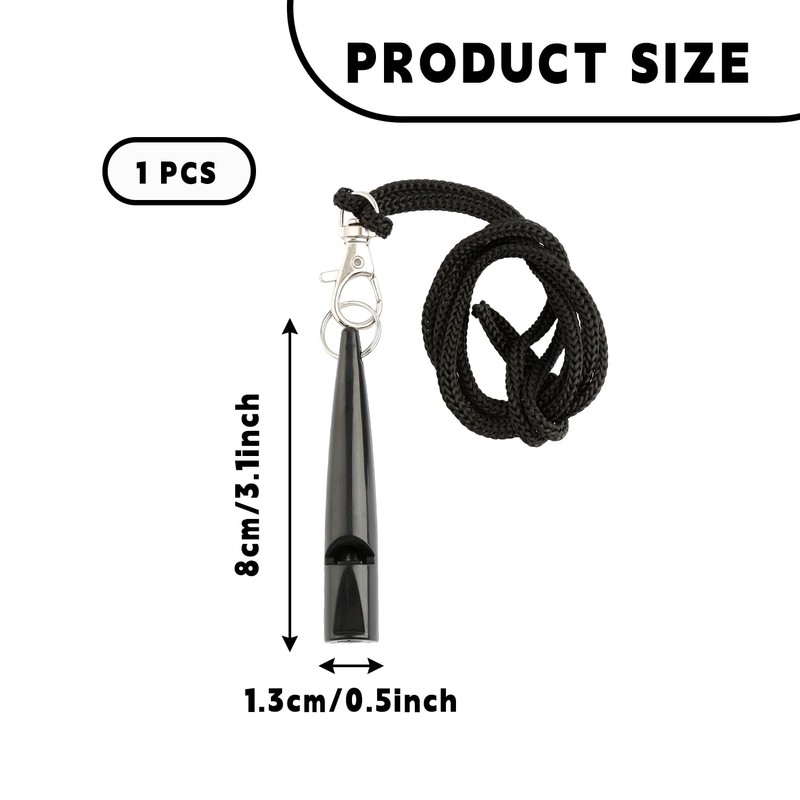 Bojueshaw Dog Training Whistle with Lanyard,High-Frequency Recall Whistle for All