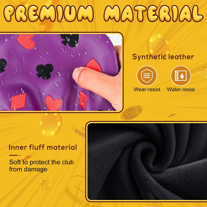 Golf Club Head covers Hybrid Utility Rescue with Interchangeable Number