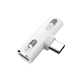 IVIVTOR USB-C Headphone Charger Splitter - Audio Adapter and 100W 2 in 1 Fast Charge 100W for Phones with Type C Devices