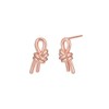 Gold&Deer 14K Goldfield Rope Twisted Earrings Rose Gold / 골드앤디어
