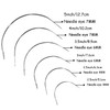 Pack of 12 curved needles, curved needles, thin needle, upholstery