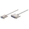 Manhattan 314770 Cable Null Modem DB9H-DB25M 1.8M