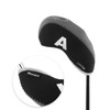 Andux Number Print Golf Iron Club Head Covers with Transparent