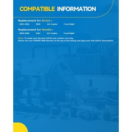 PHILTOP Front Right CV Axle Shaft Assembly for Honda Pilot 2006-2008, Acura MDX 2003-2006, 66-4199 CV Axle Shafts