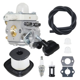 POSFLAG BG86 Carburetor with 4241-140-4404 Air Cleaner Replace 4241-120-0623, 4241-120-0616, Zama C1M-S261B for Sthil SH86, SH86C, BG86C, BG86CE, BG86Z, BG86CEZ Leaf Blowers