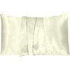 Silk Pillow Cases 2 Pack, Cream Silk Pillowcase For Hair