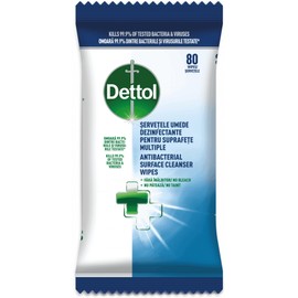 Dettol Antibacterial Surface Cleaning Wipes, 126 Count (Pack of 1)