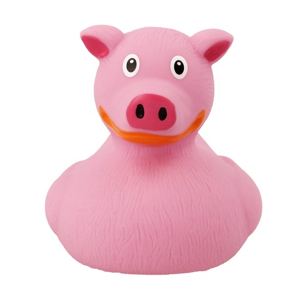 Lilalu 2122 Pig Rubber Duck Bath Toy, Various
