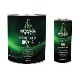 Platinum Base Optimal Prime 4:1 2K Urethane high Build Primer & Sealer GALLON Kit w/Hardener! - GRAY