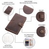 Leather Writing Journal Notebook Refillable, A6 Personal Size Traveler's Notebook